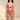 SECRET PLEASURE Britney Set in Rot mit floraler Stickerei, transparentem BH und passendem Strapsgürtel an einem Model