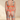 SECRET PLEASURE Britney Set in Orange mit blauen Trägern, floraler Stickerei und Strumpfhalter-Details, Rückansicht