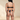 SECRET PLEASURE Britney Set in Schwarz mit floraler Stickerei, Strapsen und verstellbaren Trägern von hinten gesehen
