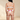 SECRET PLEASURE Britney Set in Weiß mit floraler Stickerei, Strapsen und Tanga-Rückansicht an einem Model