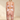 SECRET PLEASURE Cameron Set in Rosa mit Spitzen-BH, String und Strumpfhaltern mit Federbesatz an einer Frau