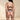 SECRET PLEASURE Dana Set: Schwarzes Dessous-Set mit Riemen-Optik, Strumpfhaltern und transparenten Details in Rückenansicht
